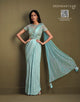 Afternoon Partywear Fusion Sari with Belt