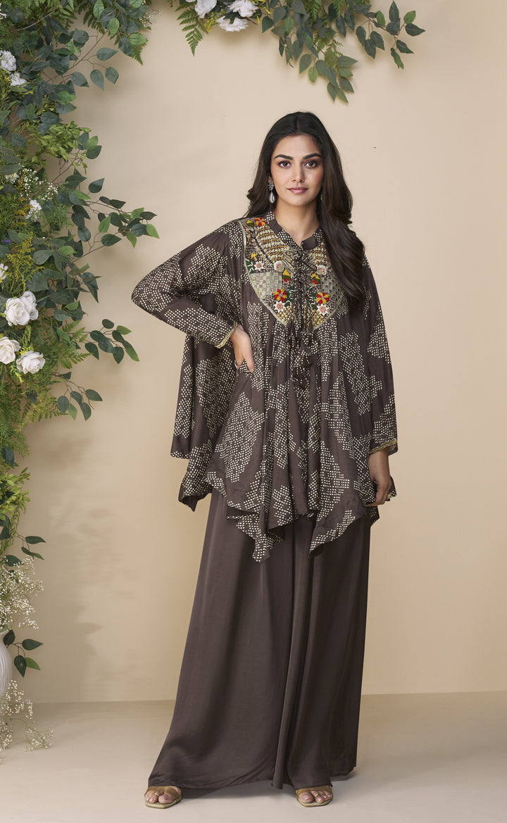 evening partywear designer indo western suit