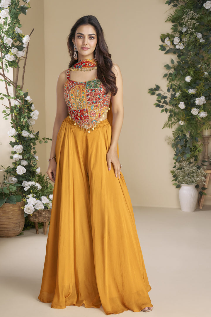 club day partywear in yellow