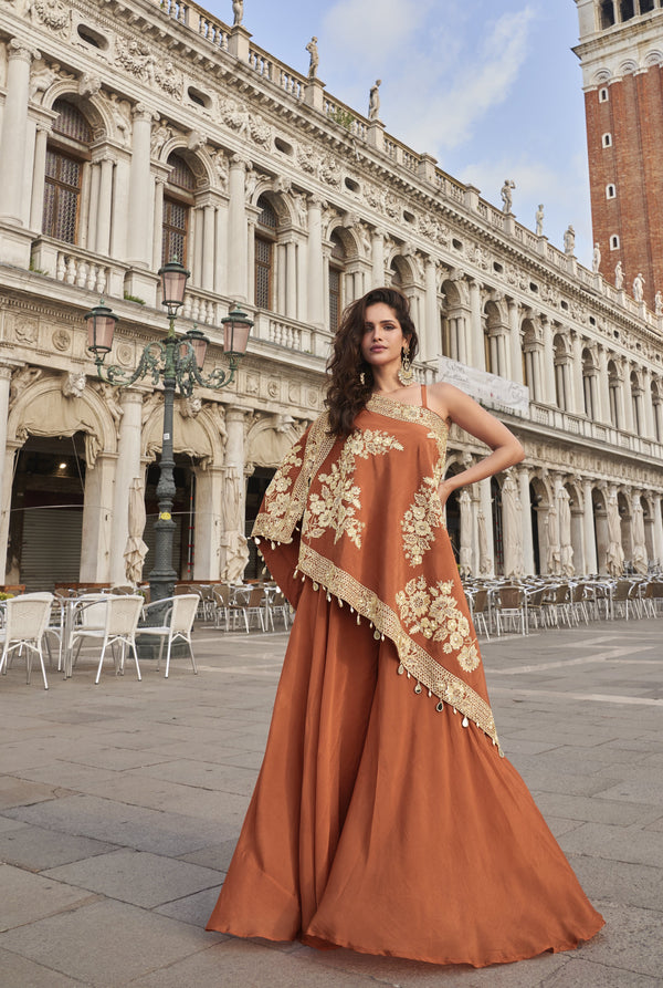 all occasions wear festive outfit in orange