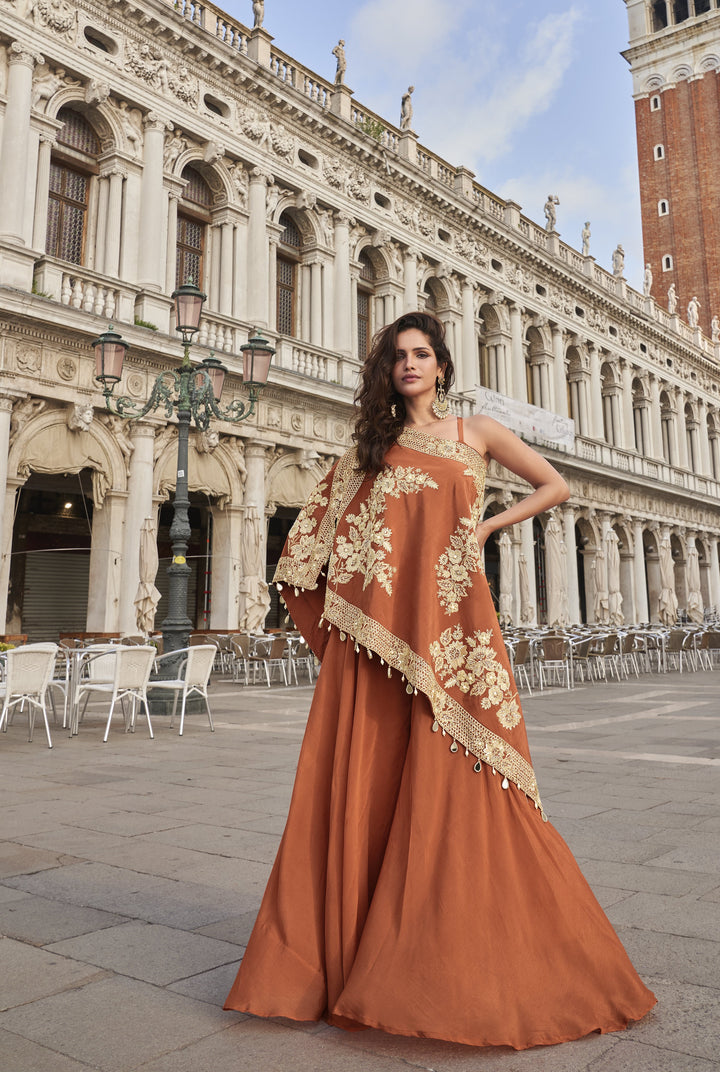 all occasions wear festive outfit in orange