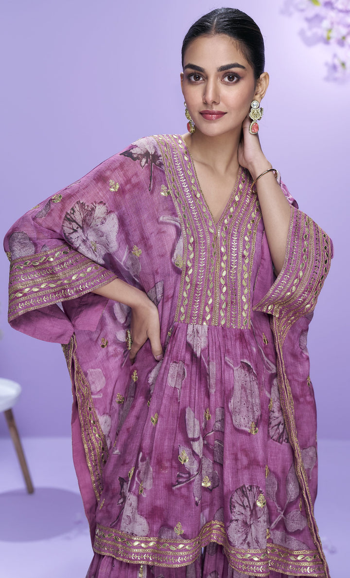 celebrations wear indo western kaftan suit