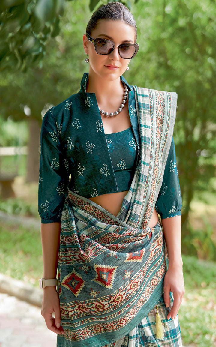 trendy daily fashionable sari