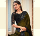 Bachelorette Party Wear Shimmer Sari