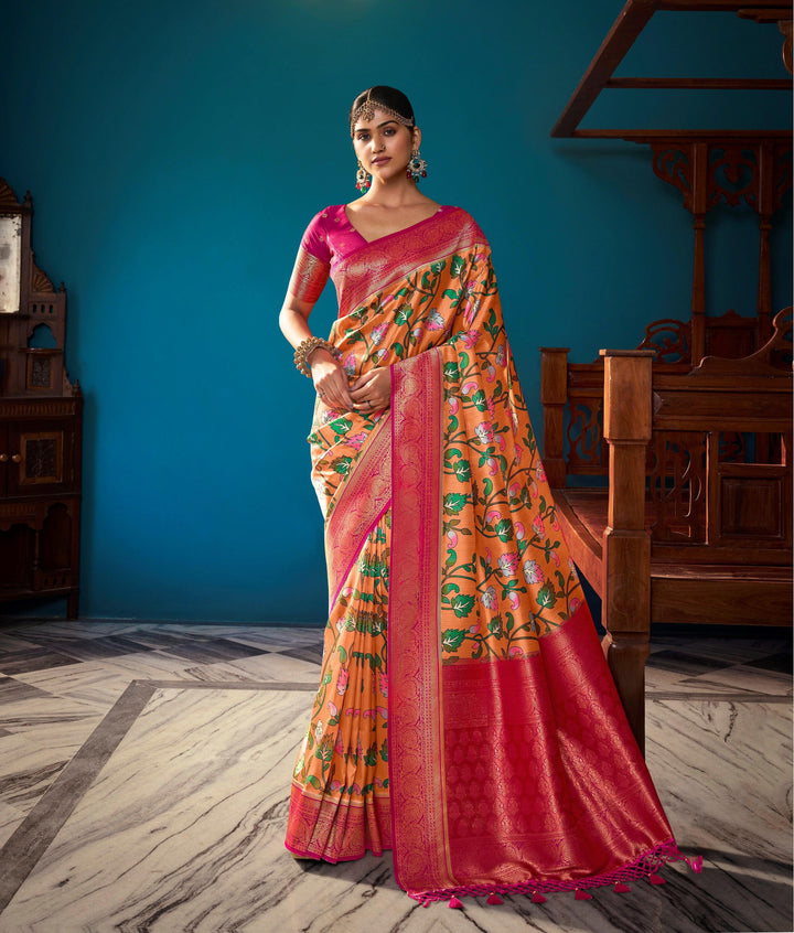Festive Wear Ethnic Silk Saree - Fashion Nation