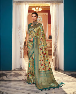 Sangeet Wear Ethnic Silk Sari