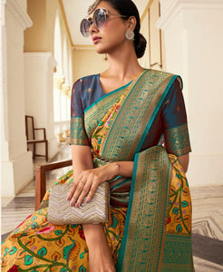 Haldi Wear Traditional Saree