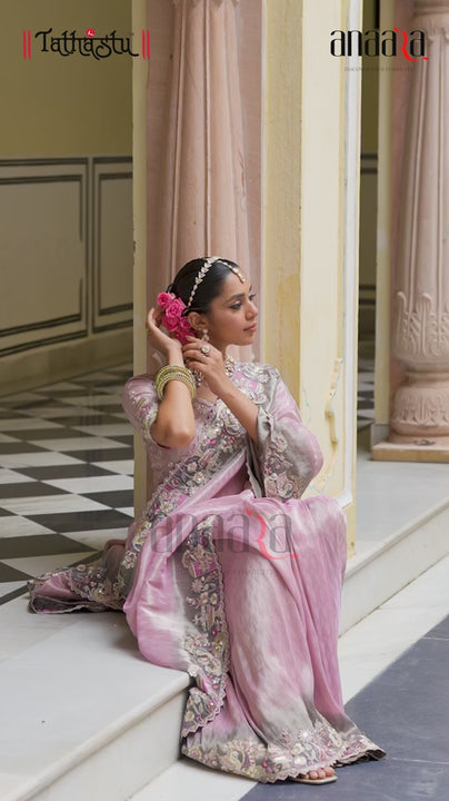 indian cultural wear saree video by tathastu anaara