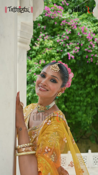 bridal wear video of designer ghaghra set by anaara tathastu