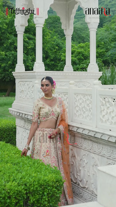 engagement wear lehenga choli video by anaara tathastu
