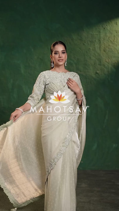 designer partywear sari video by mahotsav group catalogue mohini