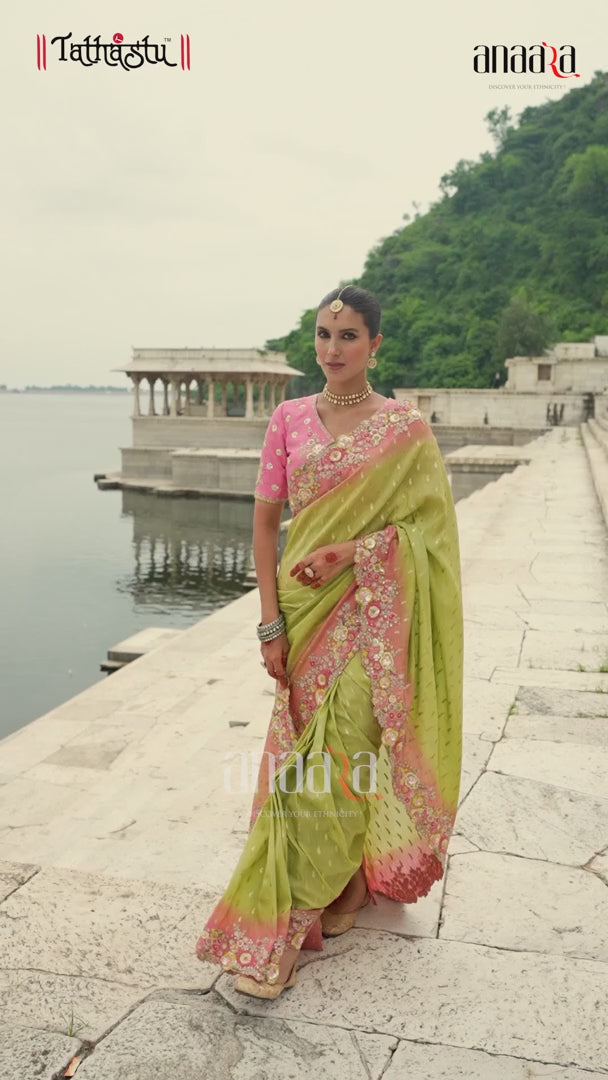 bridal saree video by tathastu anaara catalogue 7000 series