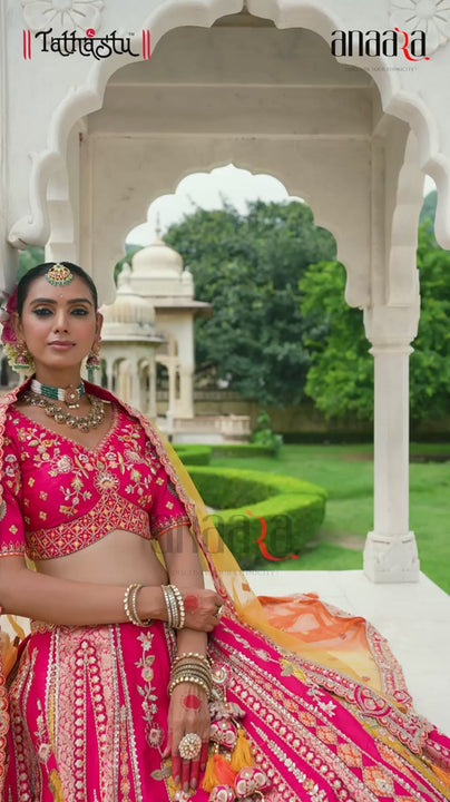 engagement wear chaniya choli video by anaara tathastu