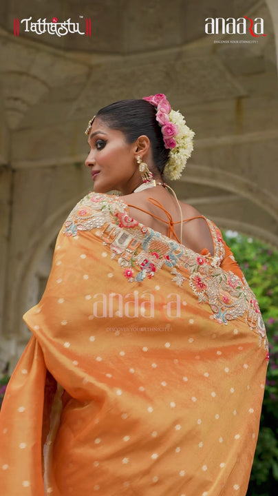 reception wear saree video by anaara tathastu