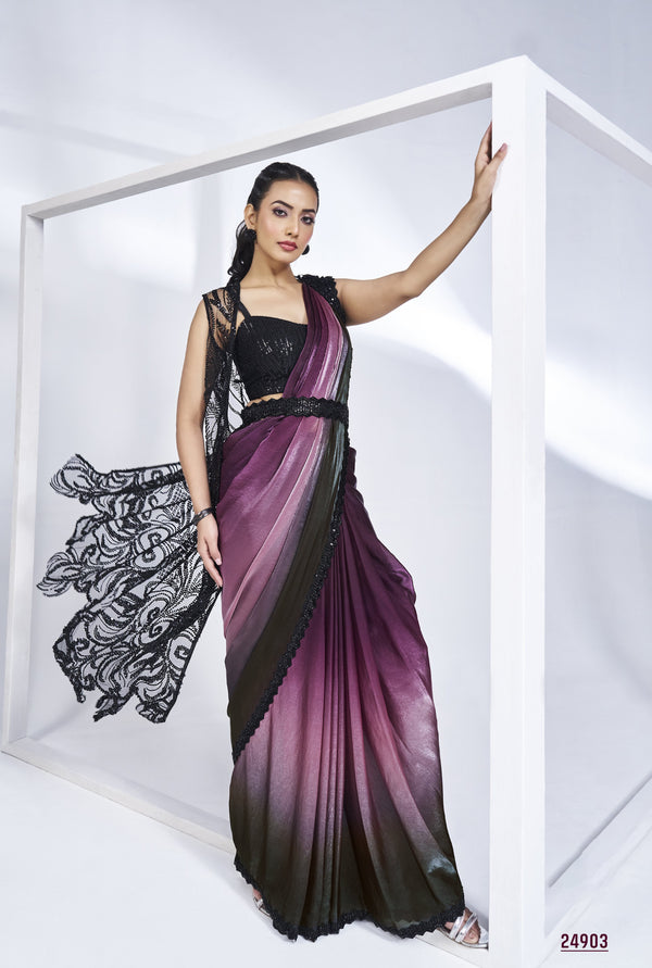 resort partywear one minute sari 