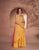Haldi Party Wear Indo Western Skirt Top Shrug Set