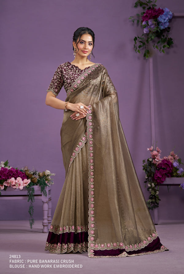 shaadi partywear sari