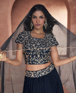 Party Wear Indo Western Skirt & Top Set