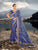 Wedding Special Blue Rajasthani Gajji Silk Kutchi Embroider Sari