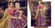 Curated Nakkashi NAK4165 Bridal Purple Jacquard Silk Lehenga Choli - Fashion Nation