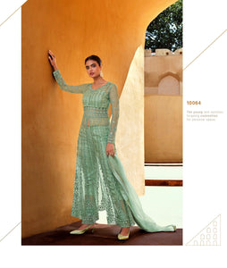 Indo Western Designer Floor Length Dress by Fashion Nation