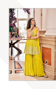 Haldi Party Wear Designer Suit at Best Prices by FashionNation