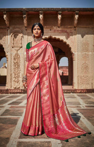 Marriage Wear Traditional Handpicked Weaving Saree by Fashion Nation