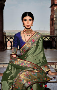 Reception Wear Designer Silk Saree for Online Sales by Fashion Nation