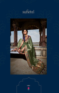 Reception Wear Designer Silk Saree at Best Prices by Fashion Nation
