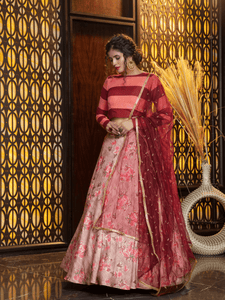 Everyday Fashion Digital Printed Lehenga with Top for Online Sales by Fashion Nation