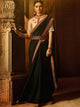 Trendsetter ARD2119 Stylish Black Beige Silk Saree with Belt - Fashion Nation