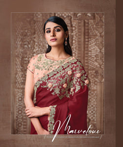 Marriage Party Wear Designer Saree by Fashion Nation