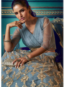 Wedding & Functions Wear Ruffled Lehenga Choli for Online Sales by Fashion Nation