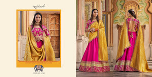 Sangeet Sandhya Special Nakkashi Designer Lehenga Choli for Online Sales by Fashion Nation