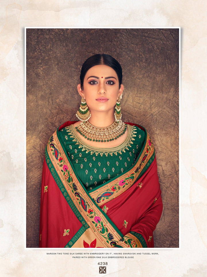 Marriage Functions Wear Paithani Silk Saree - Fashion Nation