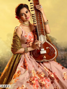 Mehndi Special Floral Designer Lehenga at Cheapest Prices by Fashion Nation