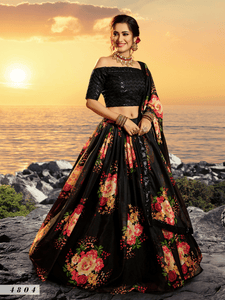 Evening Wear Floral Party Lehenga by Fashion Nation