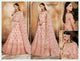 Fabulous Nakkashi NAK5126 Bridal Light Peach Satin Silk Net Lehenga Choli - Fashion Nation