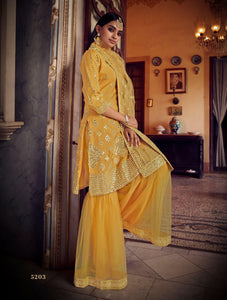 Haldi Function Wear Designer Sharara Suit by Fashion Nation