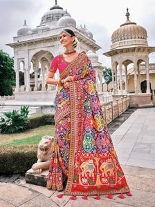Reception Wear Patan Patola Silk Saree by Fashion Nation