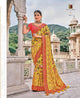 Haldi Wear Bandhej Patola Silk Saree for Online Sales by Fashion Nation