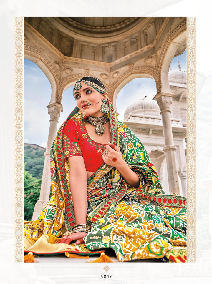 Sangeet Wear Patan Patola Silk Saree - Fashion Nation