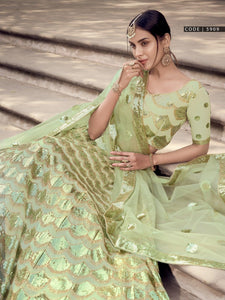 Mehndi Special Designer Party Wear Lehenga Choli at Best Prices by Fashion Nation