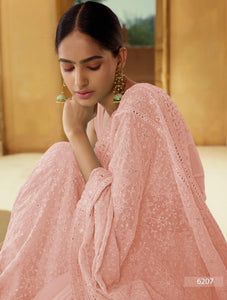 Peach Designer Saree @ Best Prices by Fashion Nation