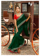 All Occasion Green Linen Silk Weaving Saree with Blouse - Fashio Nation