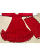 Sizzling KF3607 Bollywood Inspired Red Georgette Anarkali Gown - Fashion Nation