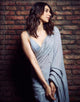 Rakul Preet Singh KF3881 Bollywood Inspired Grey Georgette Saree - Fashion Nation