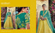 Bridal Kimora Ethnic L515B Yellow Blue Banarasi Silk Jacquard Lehenga Choli - Fashion Nation