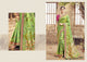 Handcrafted PRM5420 Wedding Wear Pink Green Banarasi Silk Saree - Fashion Nation