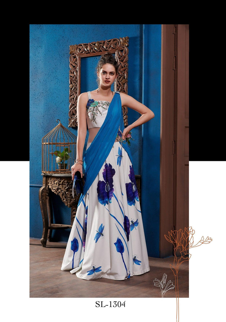Sangeet Special Indo Western Designer Gown - Fashion Nation